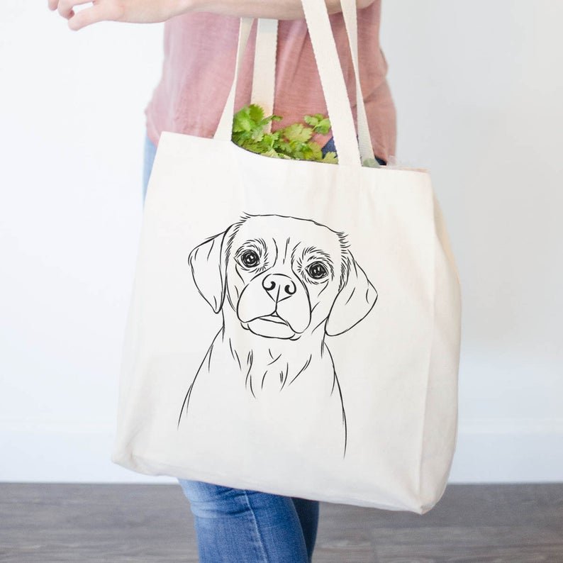 Puggle tote bag