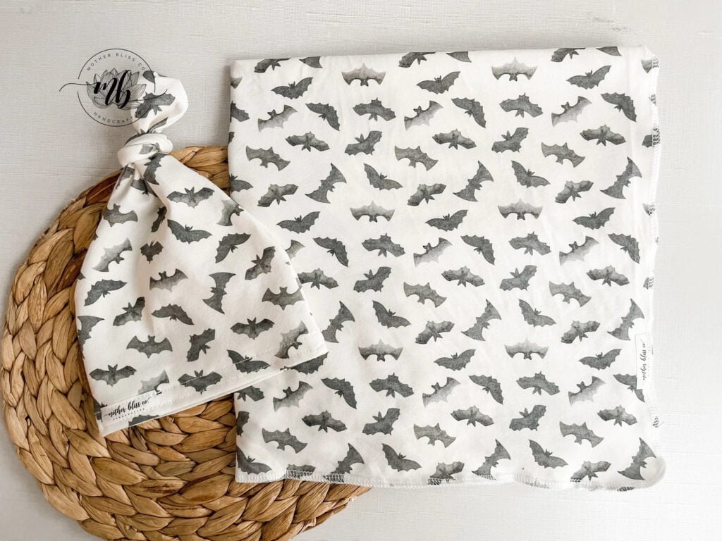 Bats Halloween Swaddle