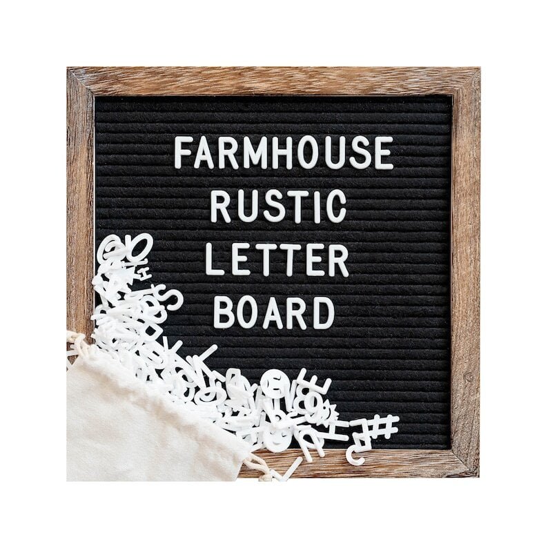 Felt Letter Board