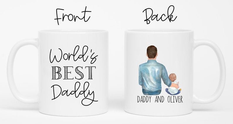 Personalized Dad Mug