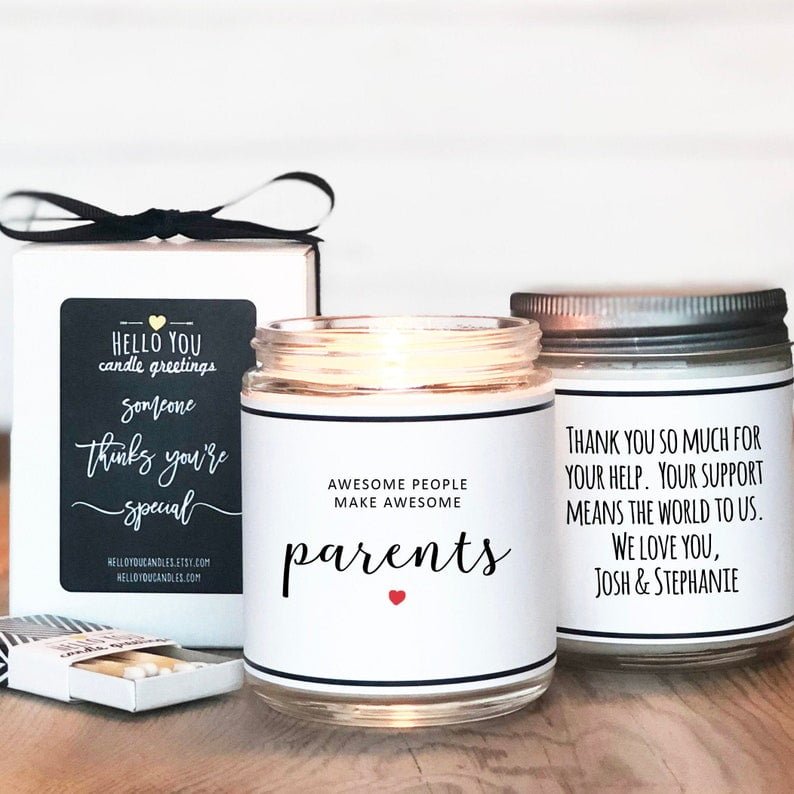 Awesome People Make Awesome Parents Candle