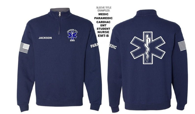 Custom Quarter Zip Collar Sweatshirt