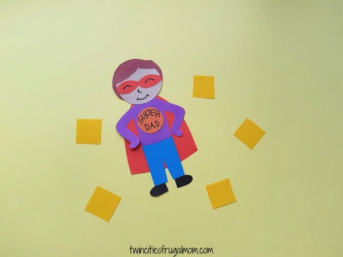 Super Dad Paper Craft