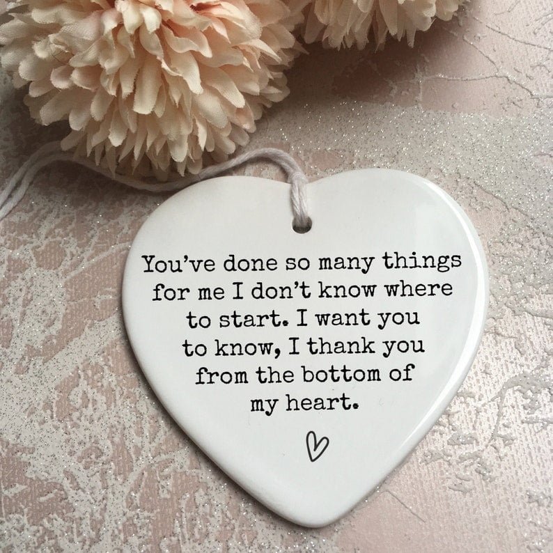 keepsake heart ceramic