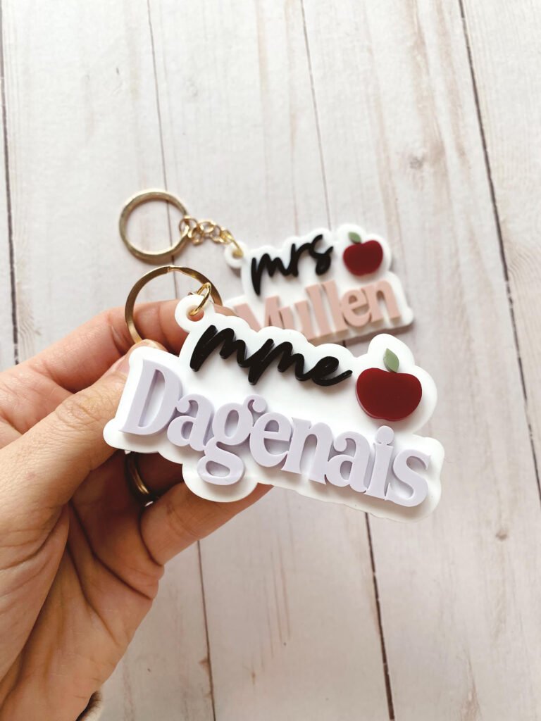 Custom Teacher Keychain