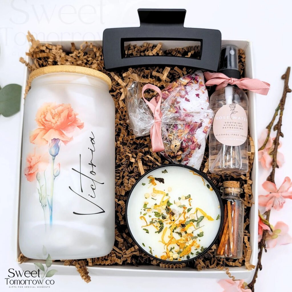 Birth Flower Gift Set