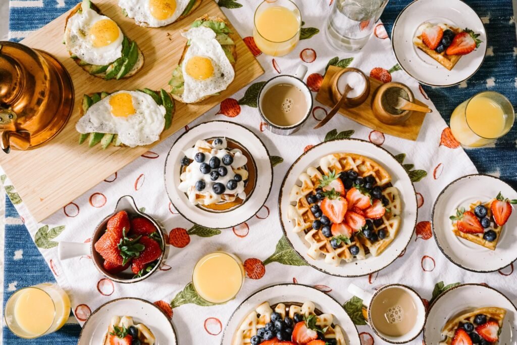 Brunch table