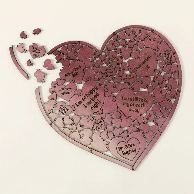 Personalized Pieces of My Heart Puzzle