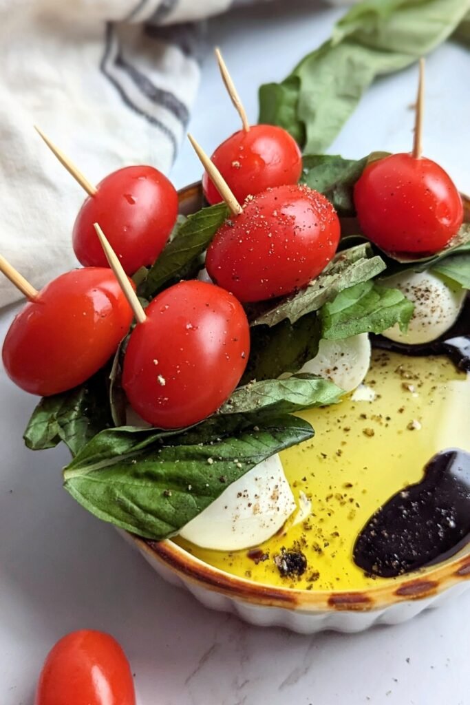 Mini Caprese Skewers