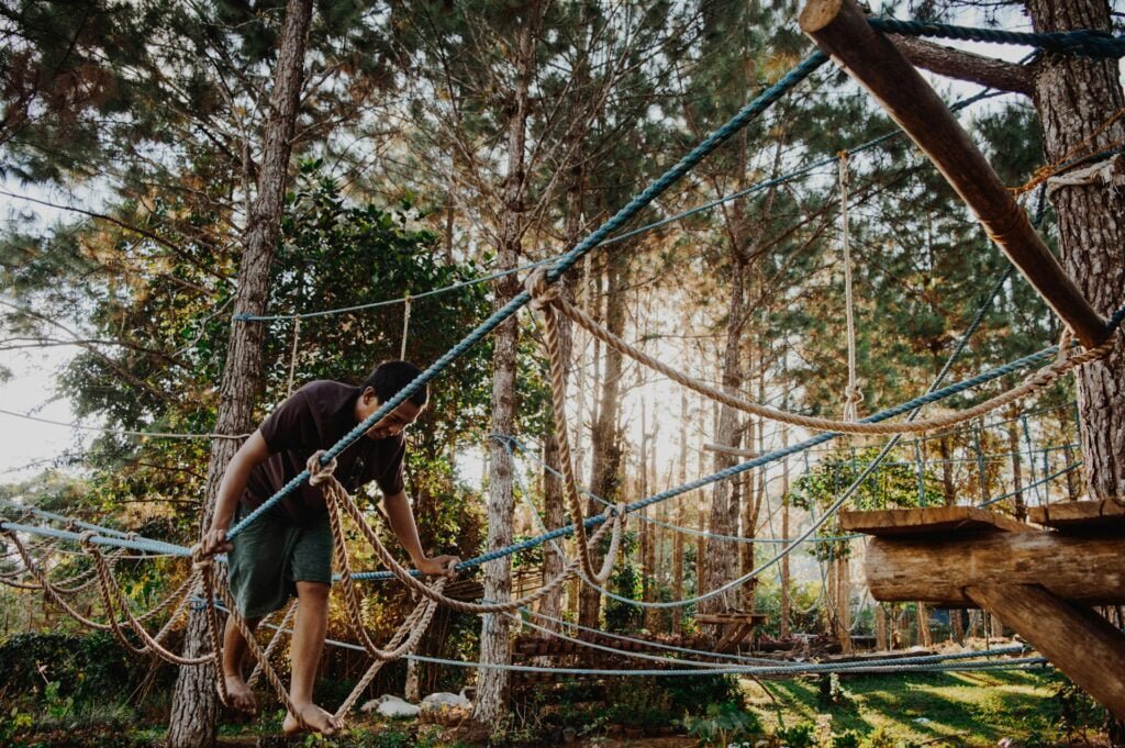 Obstacle Course at the park
