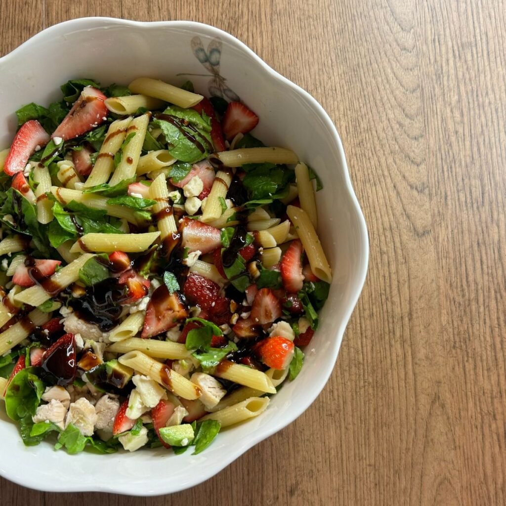 Strawberry Pasta Salad