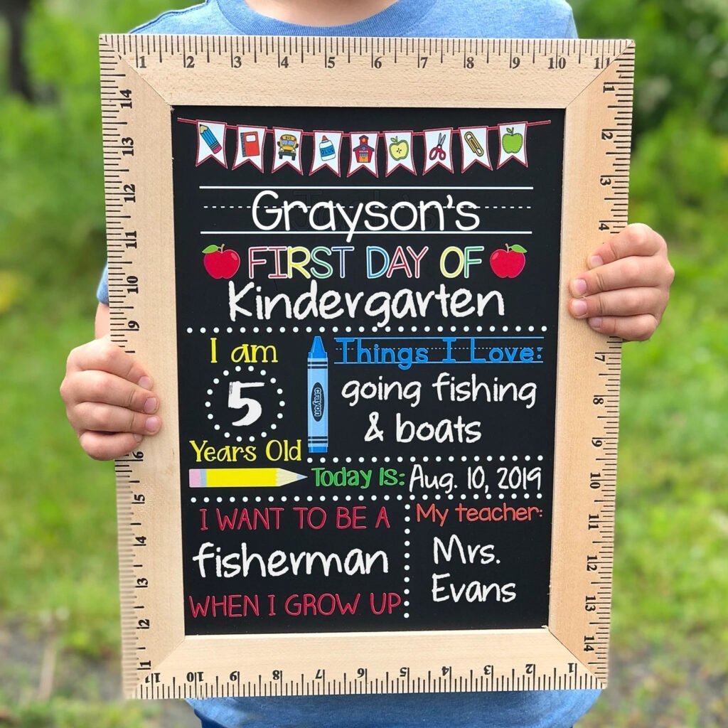 First Day of School Sign