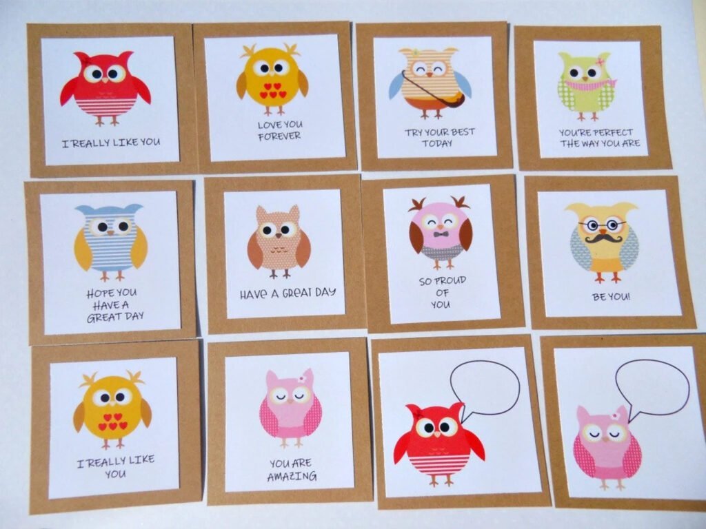 Kids Positivity Affirmation Cards