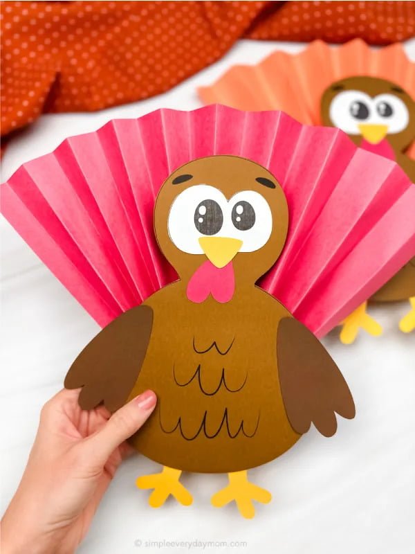 Accordion Turkey Craft