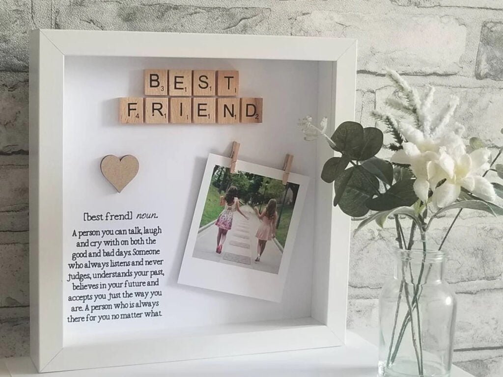 Best friend definition photo frame