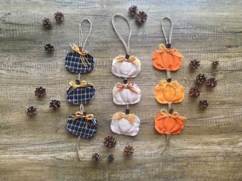 DIY Pumpkin Door Knob Hanger