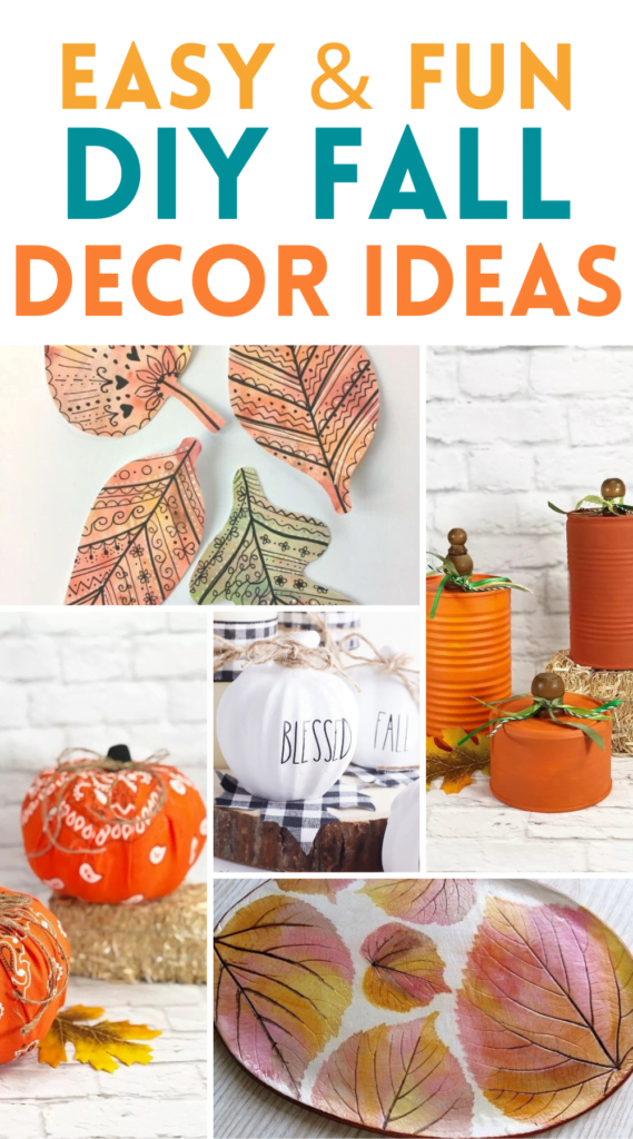 Easy DIY Fall Decorations and Crafts