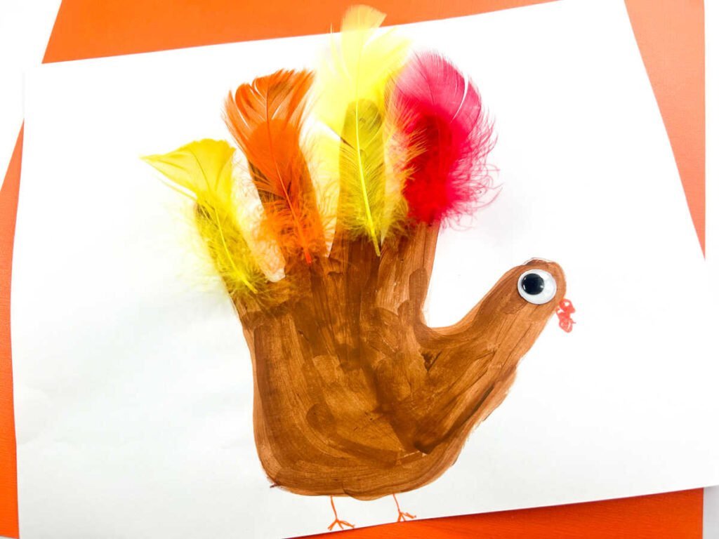 Handprint Turkey Art Craft