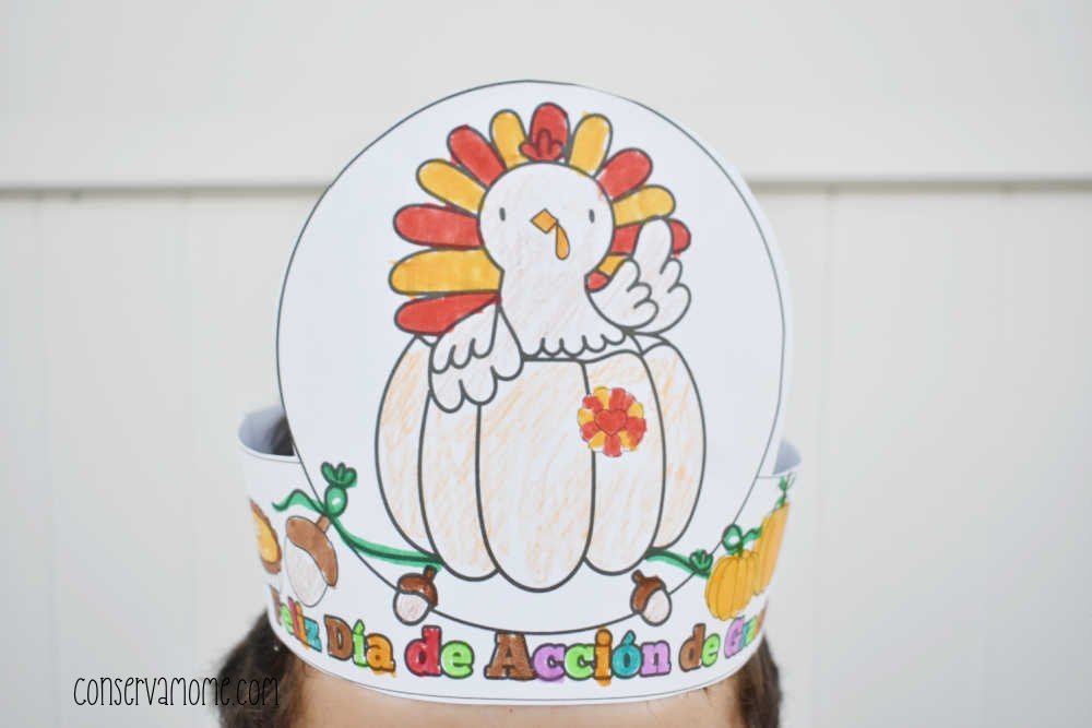 Printable Thanksgiving Day Crown