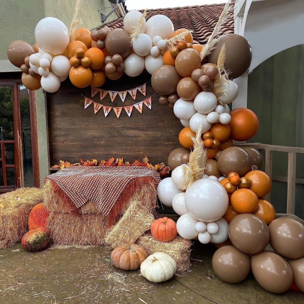 Pumpkin DIY Balloon Garland Kit