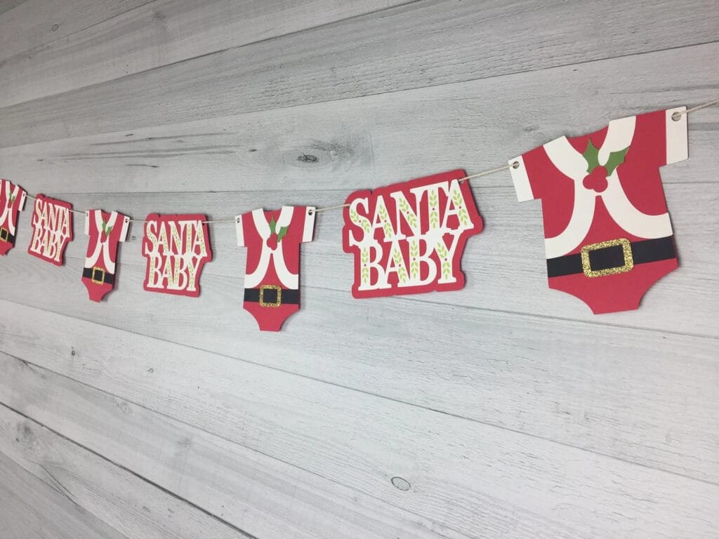 Santa Baby Shower decoration