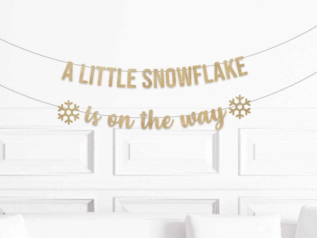 Winter Baby Shower Decorations