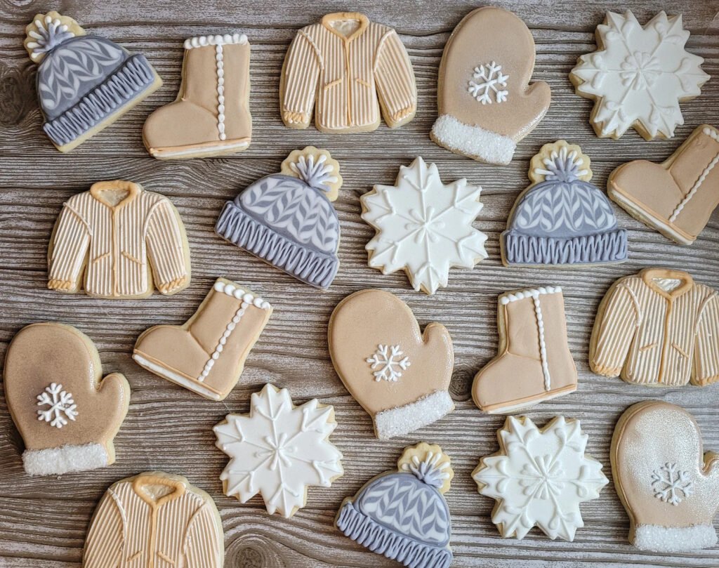 Winter Vibes Decorated Sugar Cookies