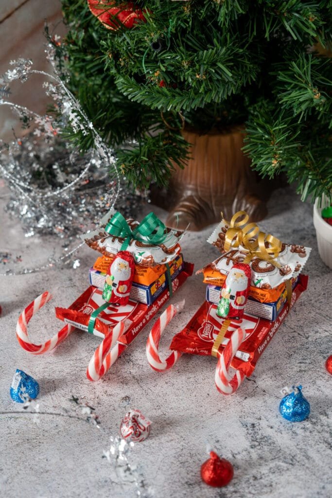 Christmas Candy Sleighs