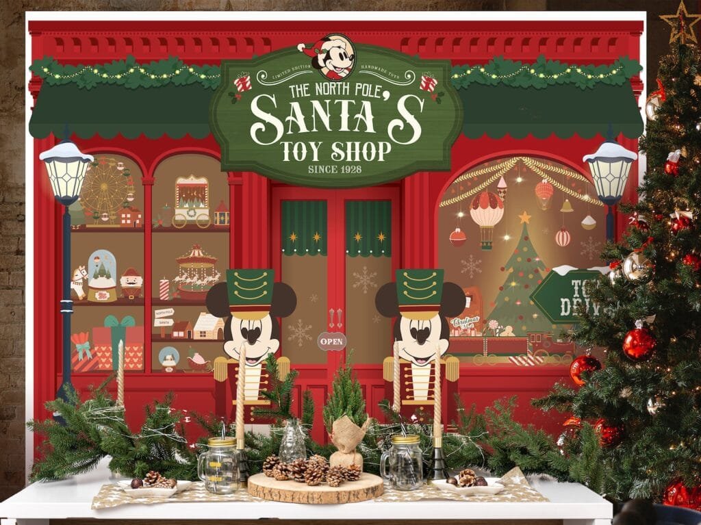 Santa's Toy Shop Backdrop