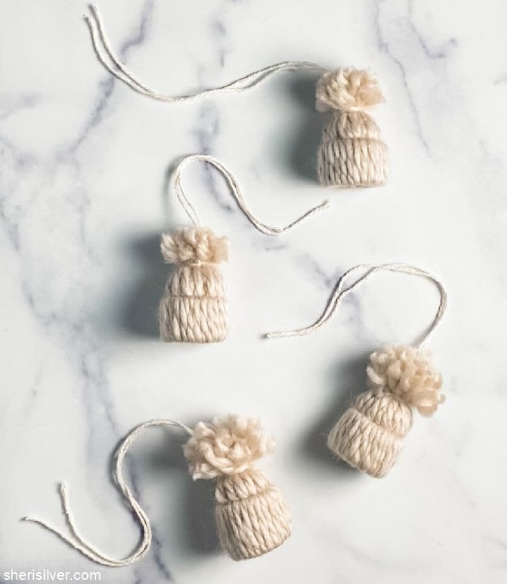 knit hat ornaments