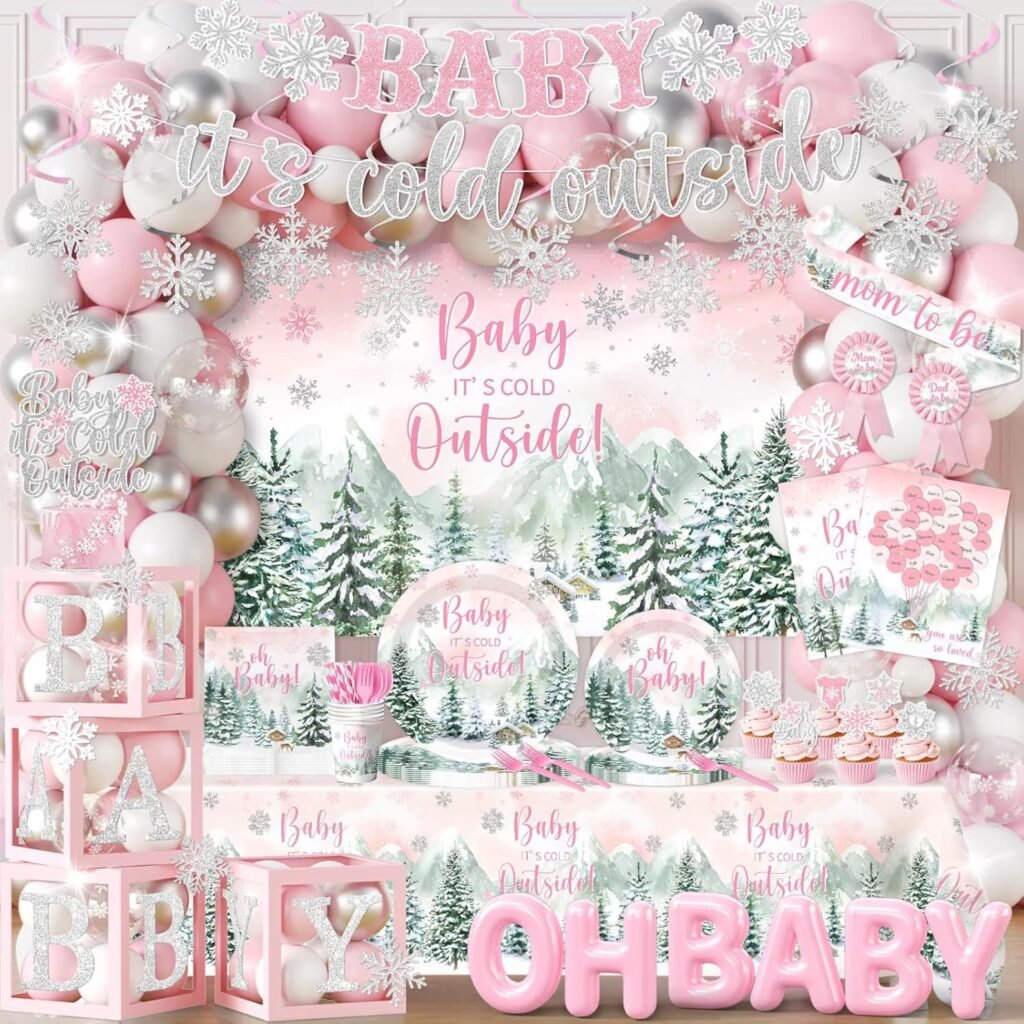 Baby It's Cold Outside Baby Shower Decorations