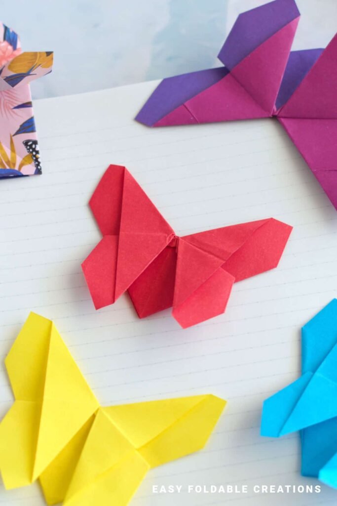 Butterfly Corner Origami Bookmark