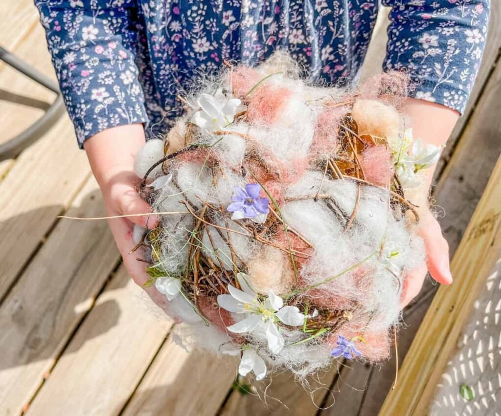 Nesting Ball for Backyard Birds