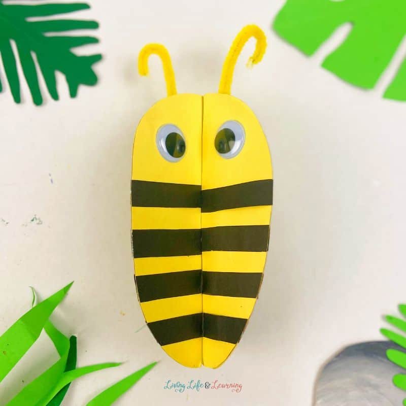 Paper Bee Craft for Kids