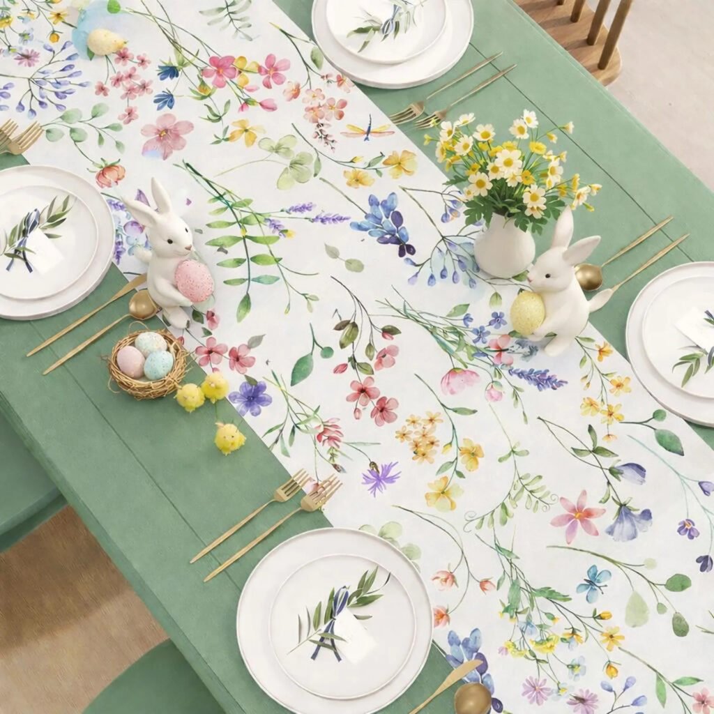 Spring Floral Table Decor