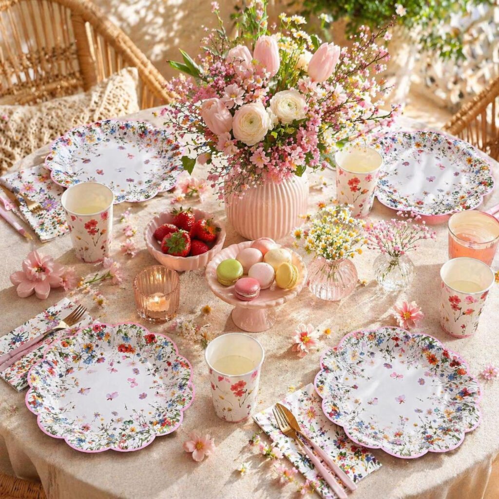Tea Party Set Up Idea by WhitsGlitzandGlam on Etsy