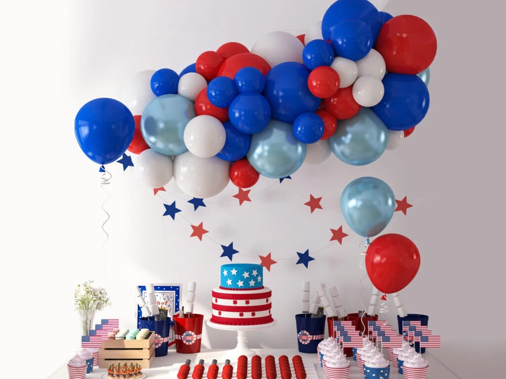 4th of July Party Set Up