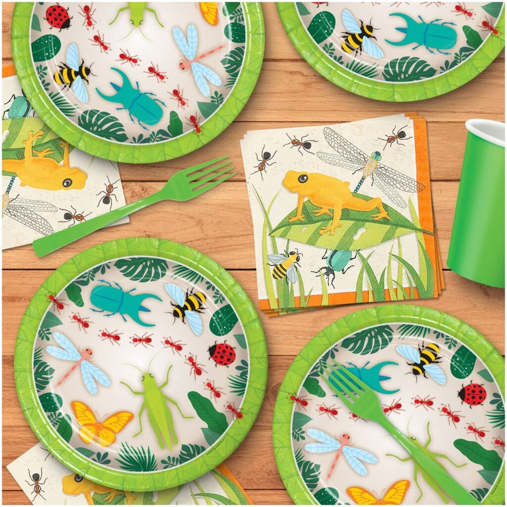 Insect Party Plates and Napkins