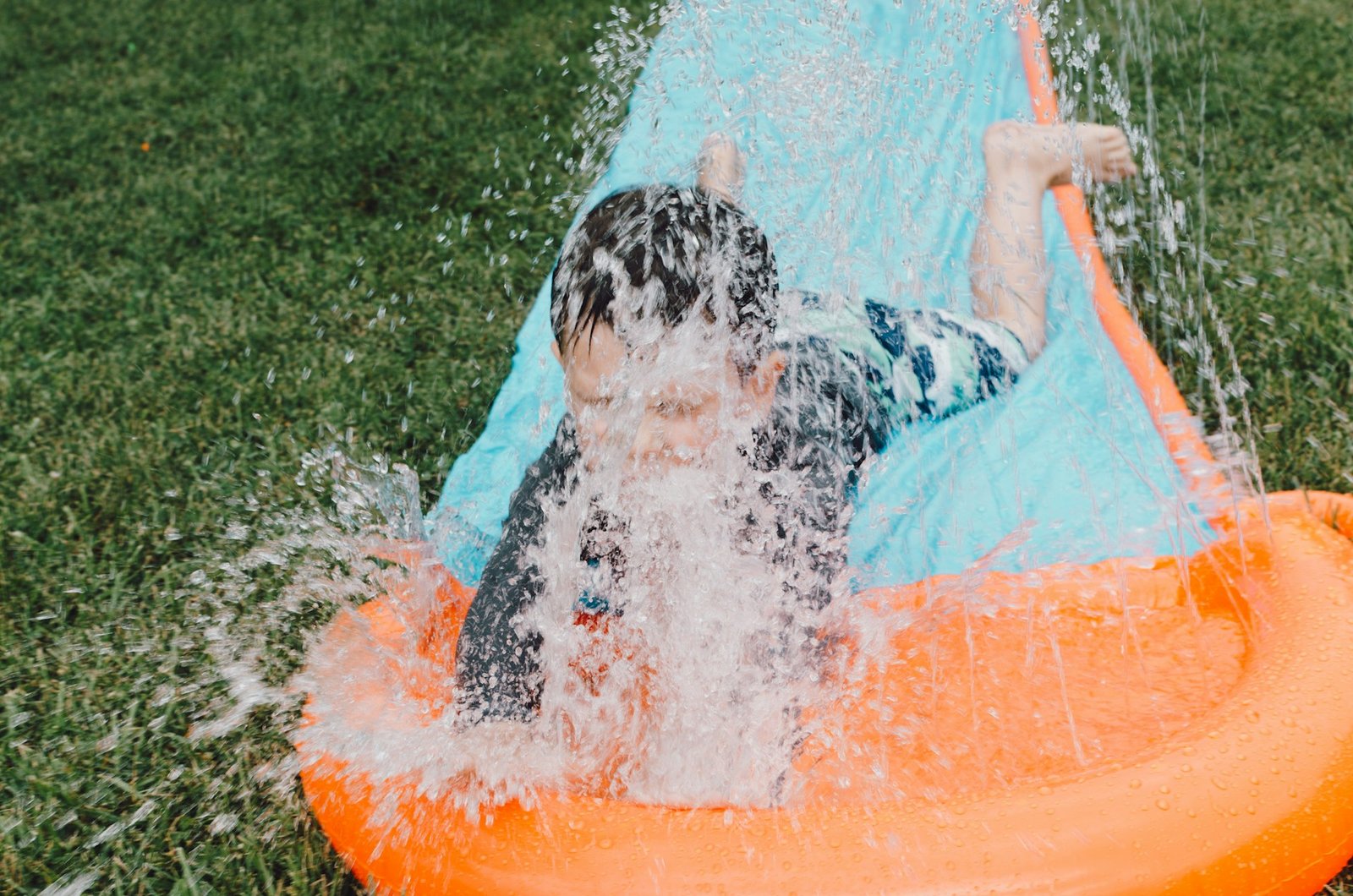 Slip and Slide, a fun water activity for kids
