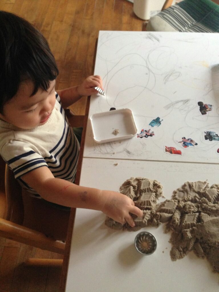 Kids playing at home