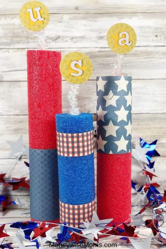 Pool Noodle Fireworks
