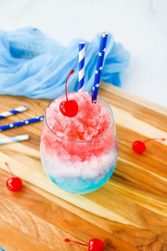Red, White, and Blue Slushies