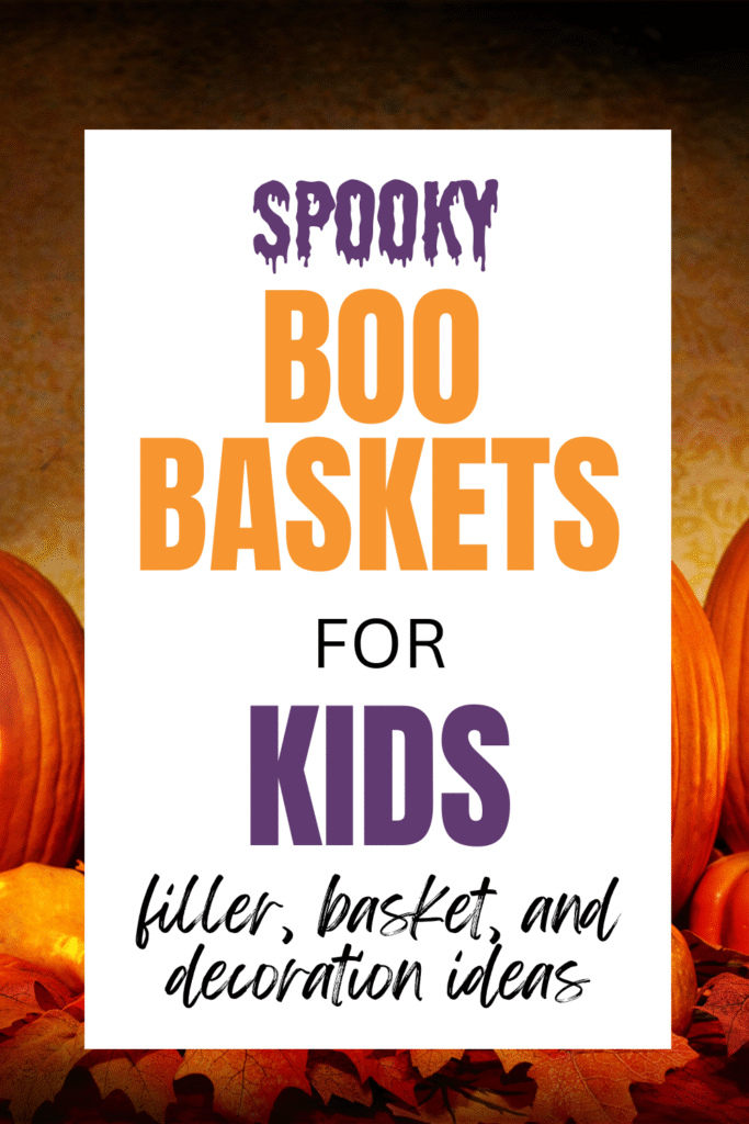 Boo Baskets for Kids