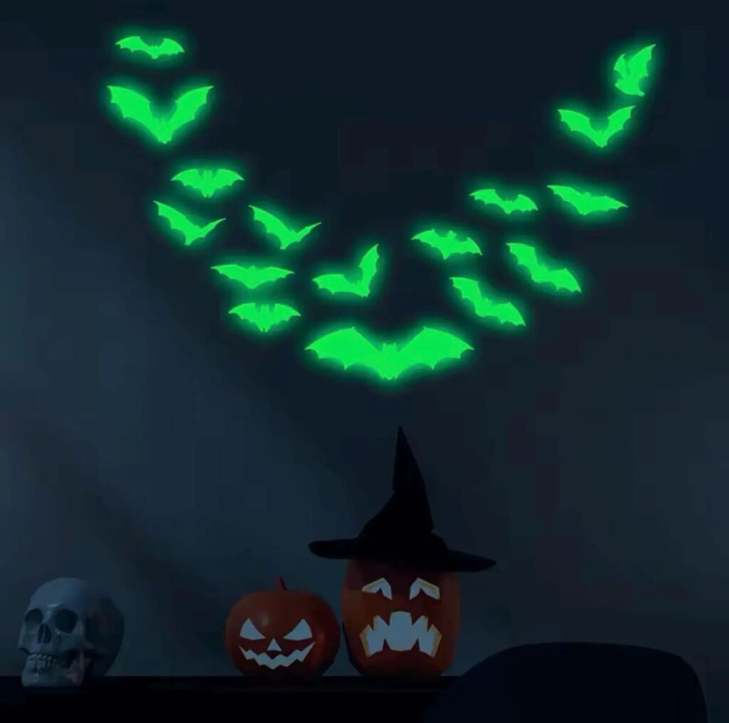 Glowing in the Dark Spooky Decor