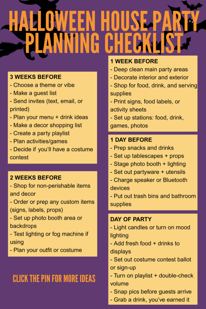 Halloween House Party Ideas