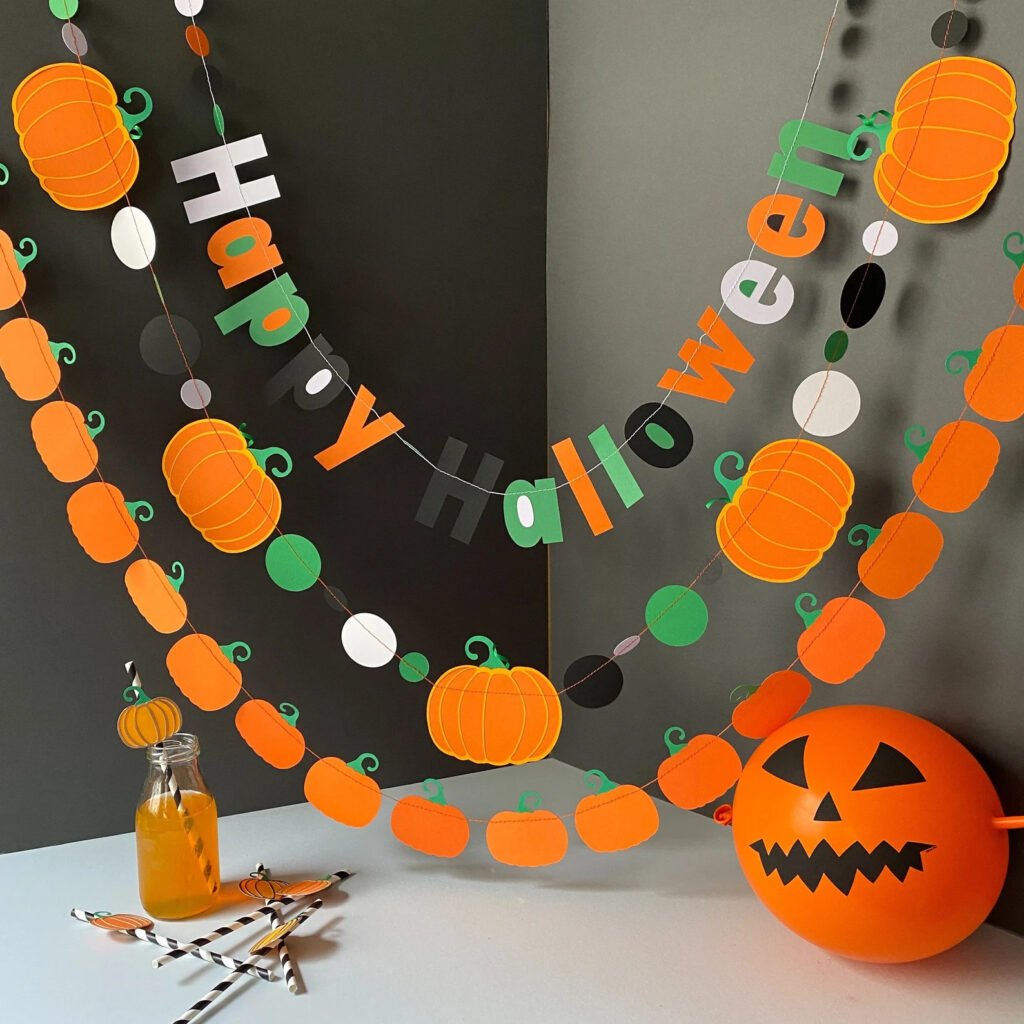 Halloween Mini Pumpkin Garland