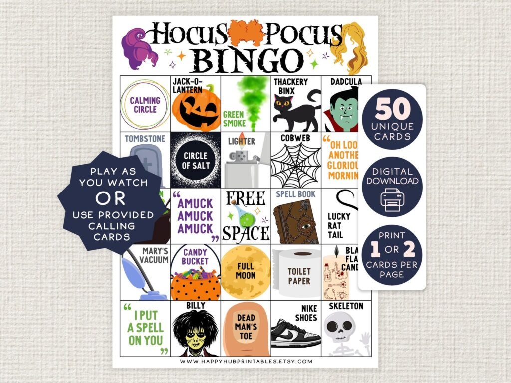 Hocus Pocus BINGO