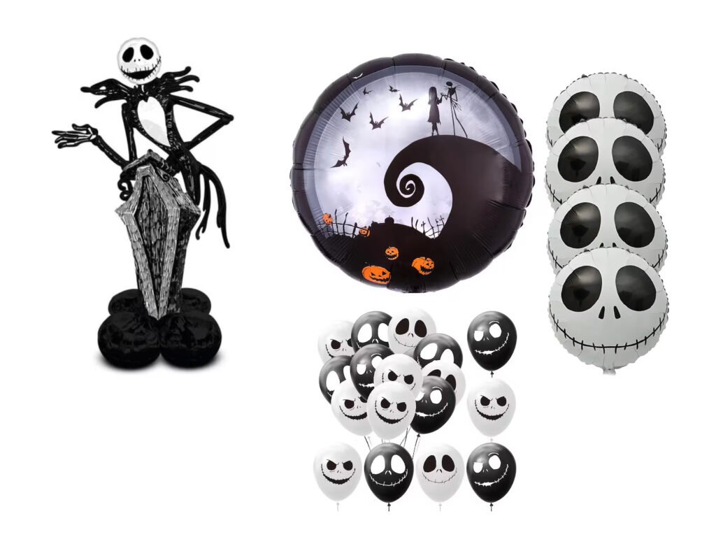 JACK balloons nightmare after xmas decor party