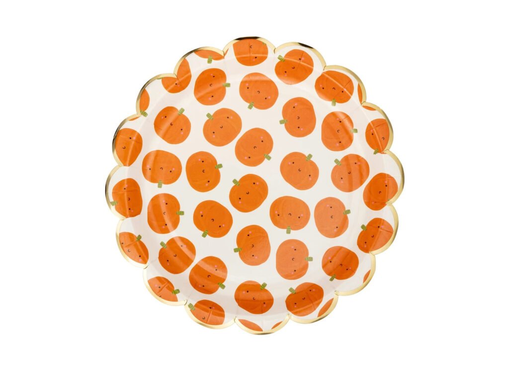 Pumpkin Party Plates