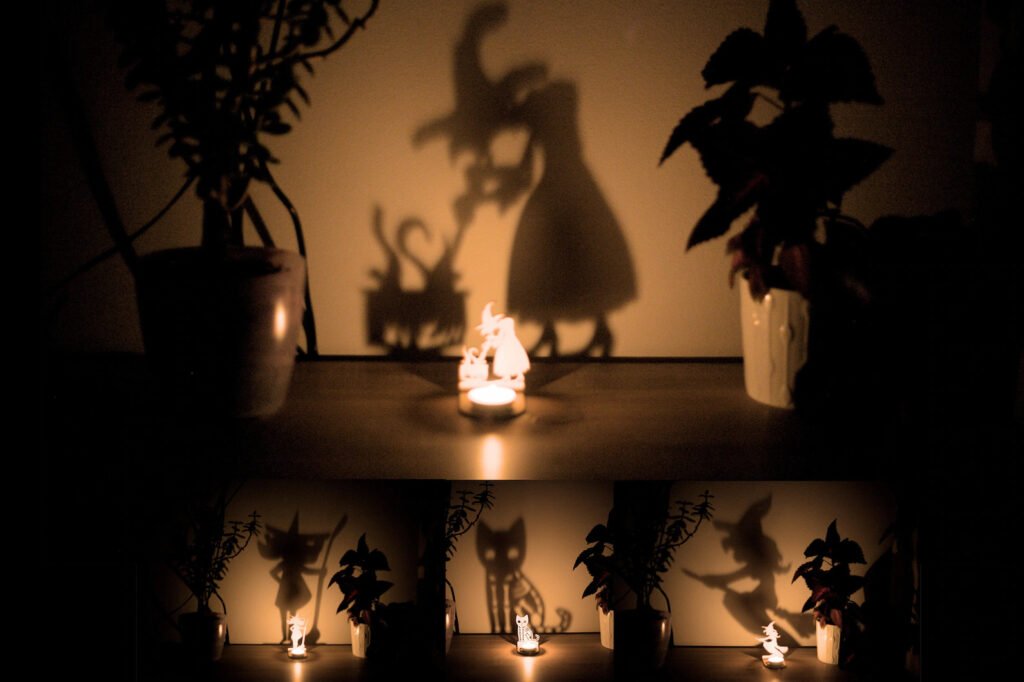 Witch tealight holders